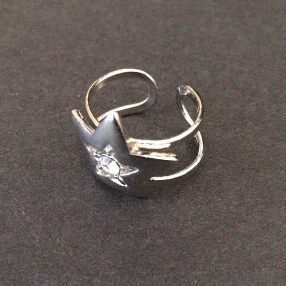 Star - Fashion Ring with Center Stone - Picture 4 of 9